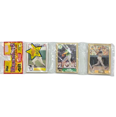 1987 Topps Baseball Cards Rack Pack - Sealed