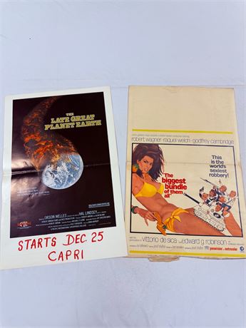 2 Original Movie Window Posters