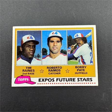 1981 Topps Tim Raines #479