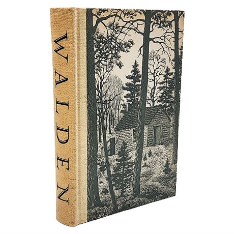 "Walden" by Henry David Thoreau w/ Wood Engravings by Thomas W. Nason