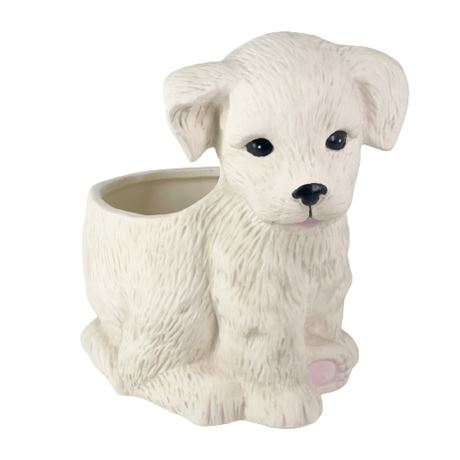 Reliable Ceramics Puppy Dog Planter