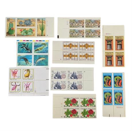 Lot of Plate Block & Block Stamps
