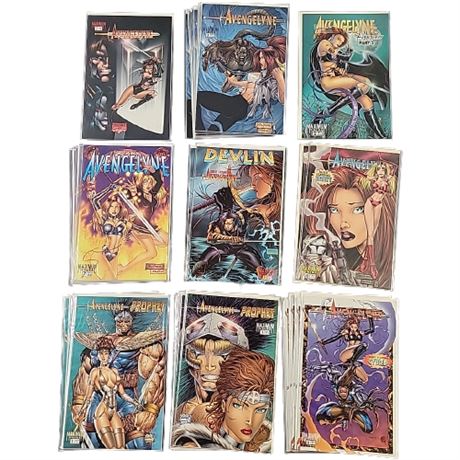 Maximum Press "Avengelyne" Comic Book Lot (Some Multiples/Variants)
