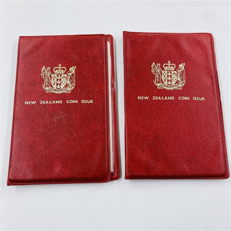 2 - 1974 New Zealand Mint Sets