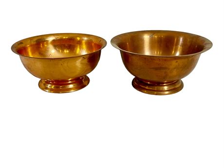Copper Footed Bowls