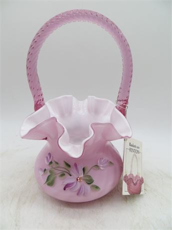 Fenton Purple Basket