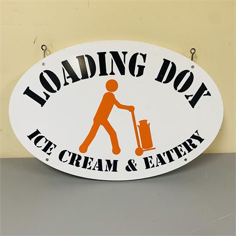Ice Cream Store Double Sided Advertising Sign