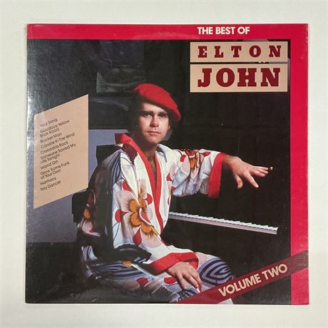 The Best Of Elton John Sealed Vinyl Record