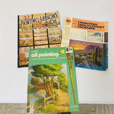 Vintage Oil Painting Books