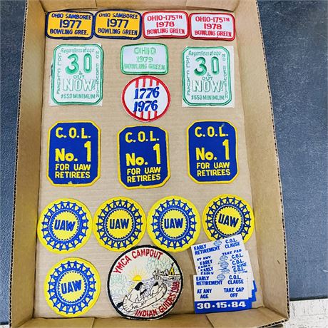 Vintage Patch Lot