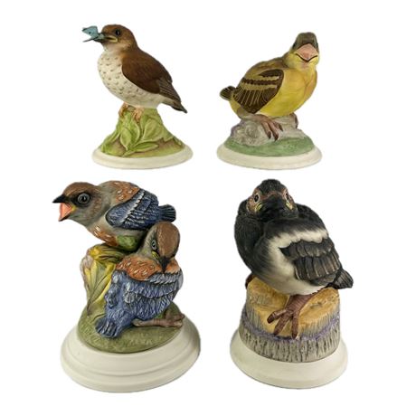 Vintage Lot of Boehm Porcelain Fledgling Bird Figurines