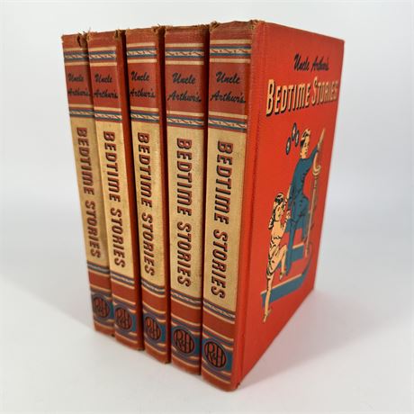 Lot of Uncle Arthurs Bedtime Stories Hardcover Books