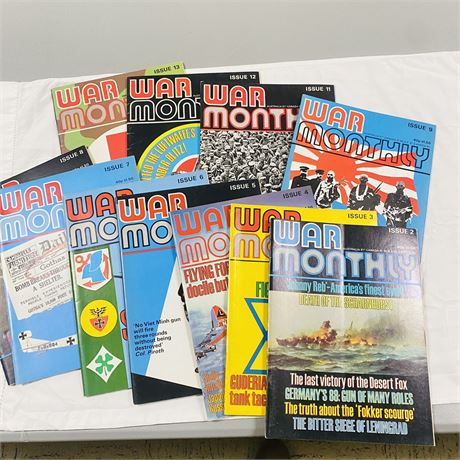 11 War Monthly Magazines