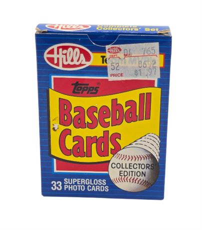 Topps Hill's 1989 Team MVP's Baseball Cards