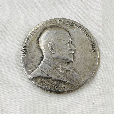 17.9g Sterling US Steel 30 Year Medal