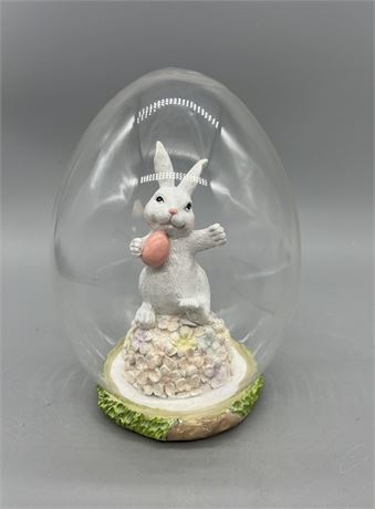 Bunny In A Glass Egg