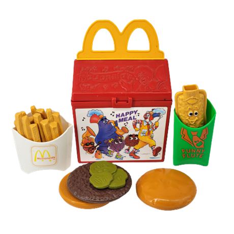 1988 Fisher Price McDonalds Happy Meal Toy Box