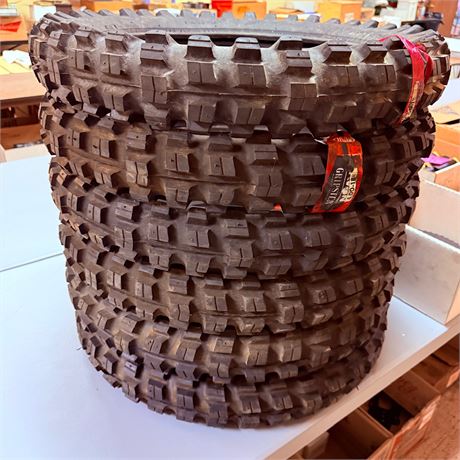 6 NOS Avon Gripster Tires 4.00-18