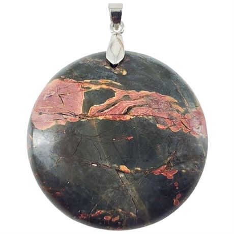 Large Picasso Jasper Stone Pendant