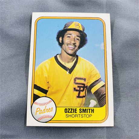 1981 Fleer Ozzie Smith #488 MINTY