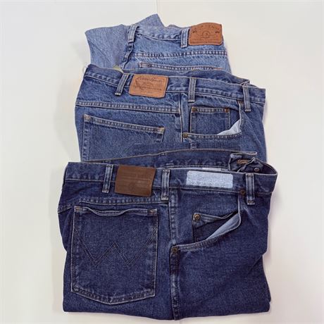 3 Used Jeans Size 34/34