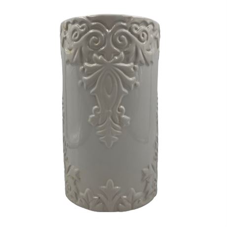 Home Inspirations White Ceramic Vase