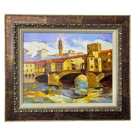 Signed "Ponte Vecchio" Painting
