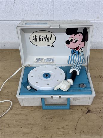 GE Mickey Mouse Turntable
