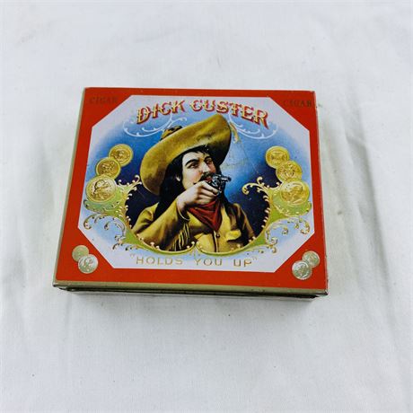 Vintage Dick Custer Tobacco Tin
