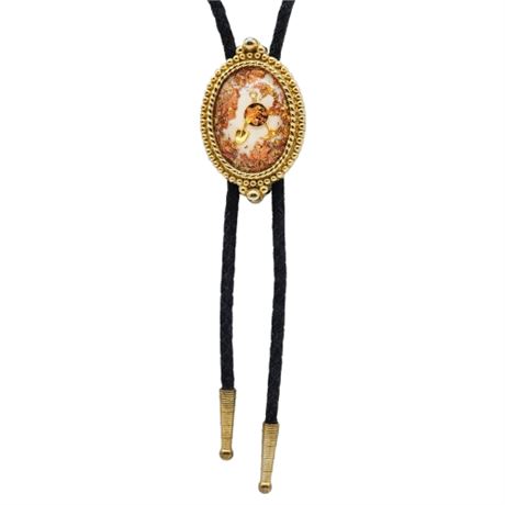 Vintage Gold Prospecting Bolo Tie
