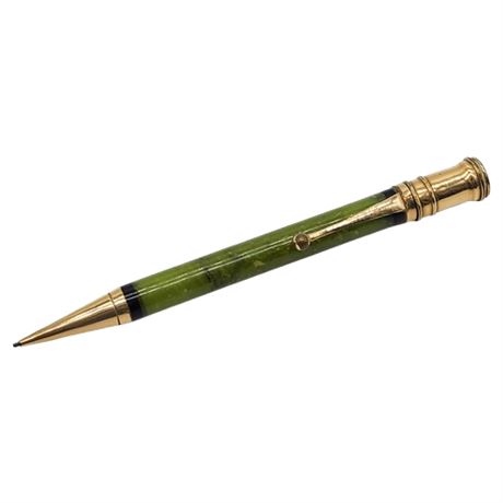 Vintage PARKER Duofold Marbled Apple Green Mechanical Pencil