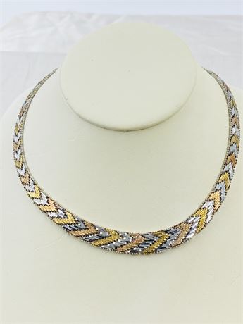 37.24g Sterling Necklace 17”