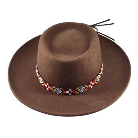 Minne Tonka Brown Felt Rancher Hat