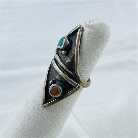 5g Early Navajo Sterling Ring Size