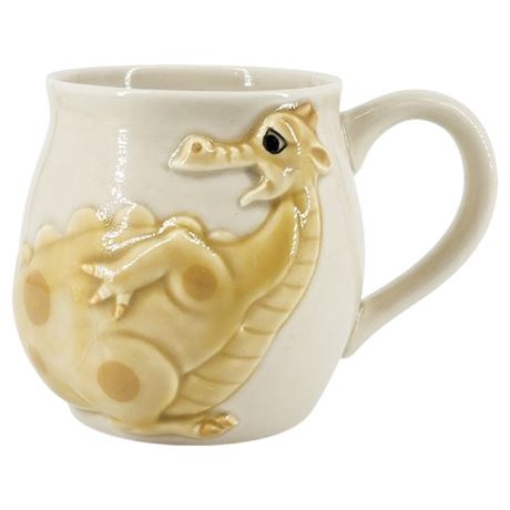 Vintage QUON QUON Puff the Magic Dragon Ceramic Mug