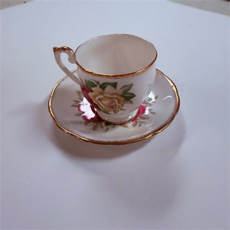 Vintage Porcelain Teacup & Saucer
