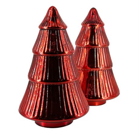 Contemporary Mercury Glass Decorative Trees by Target