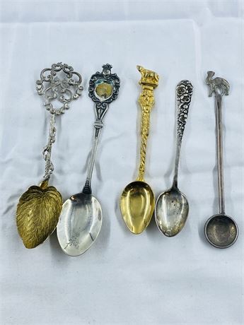43g Antique Sterling Spoons