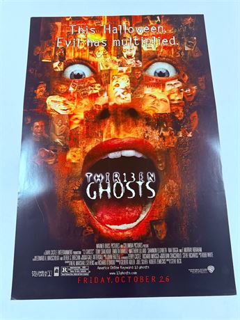 Thirteen Ghosts Original Rolled 27x40” Movie Poster