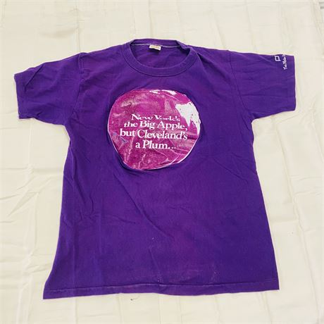NOS 80’s Cleveland’s A Plum Graphic Tee