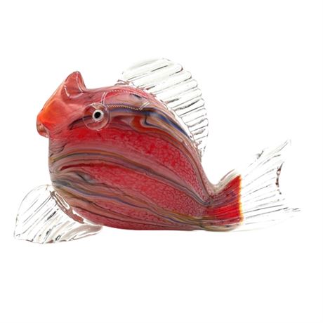 Art Glass 9" Fish