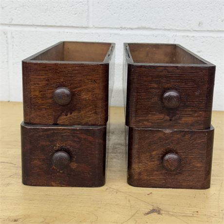 Wooden Sewing Drawers - Four (4)