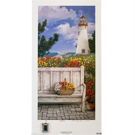 Lithographic Print "Inspiration Point" by Artist Ben Richmond