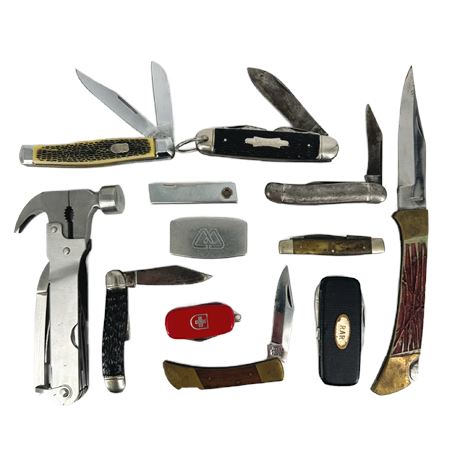 Lot of Assorted Vintage Pocket Knives