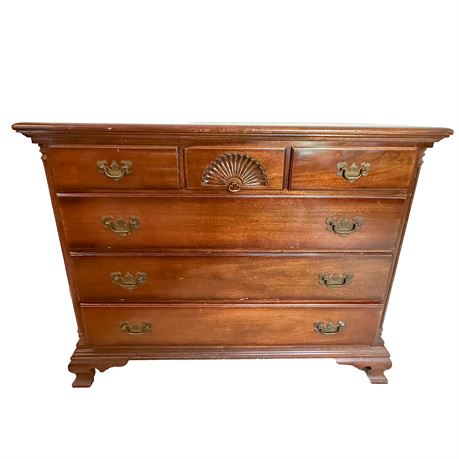 Vintage Kling 6-Drawer Mahogany Dresser