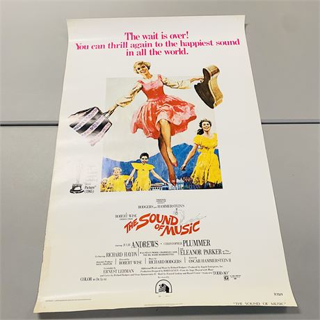 Original 1973 Sound of Music Movie Poster