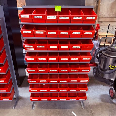 Parts Bin Rack - With Bins