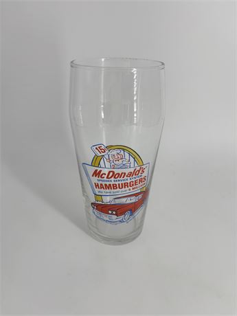McDonald's Hamburger's Glass