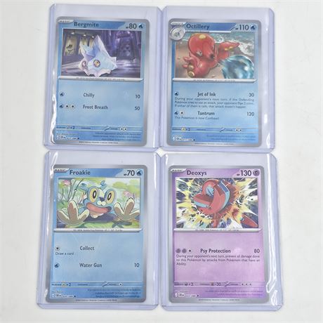 2026 Pokemon Hologram Cards, Lot of 4