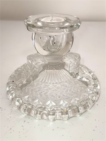 Glass Candleholder for Taper Candles